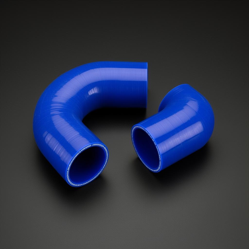 Cooling system hose routing example